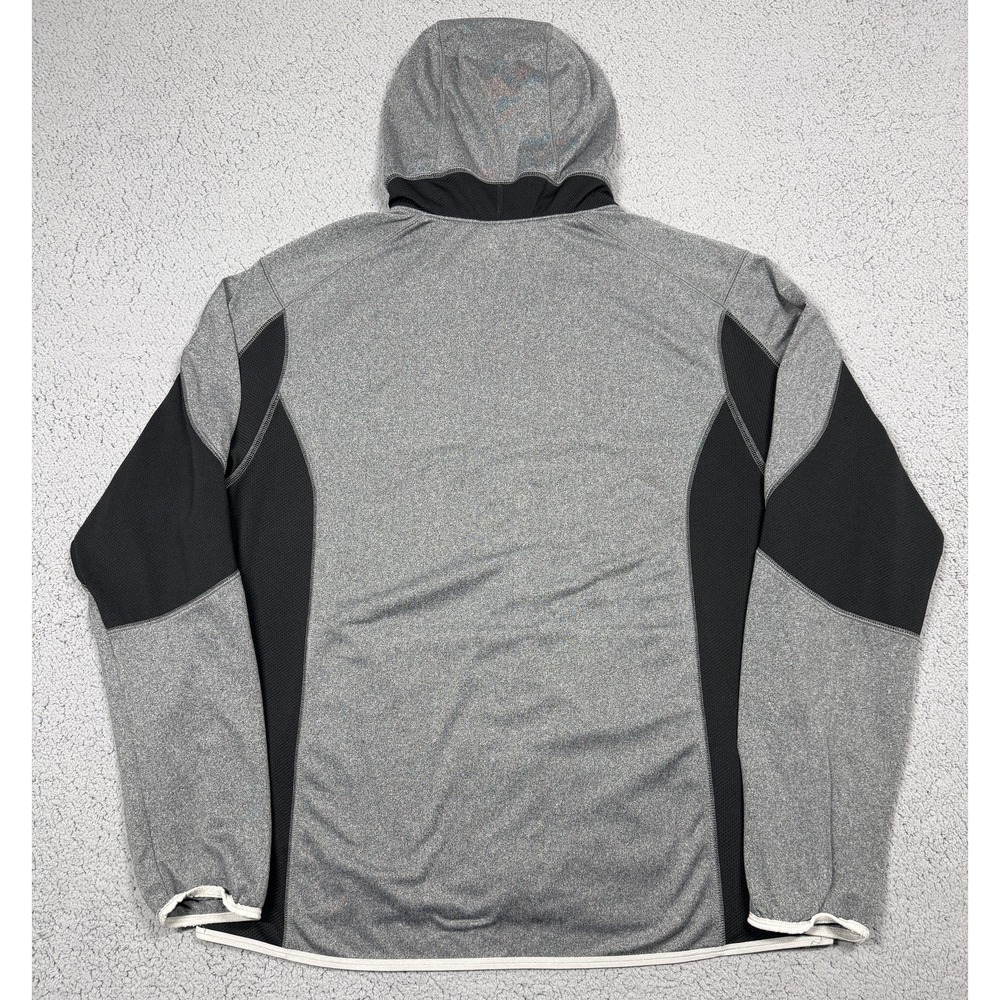Jordan Jacket Mens XL Gray Black Dri-FIT Hooded Full Zip Windbreaker 483341-011 - Picture 10 of 10